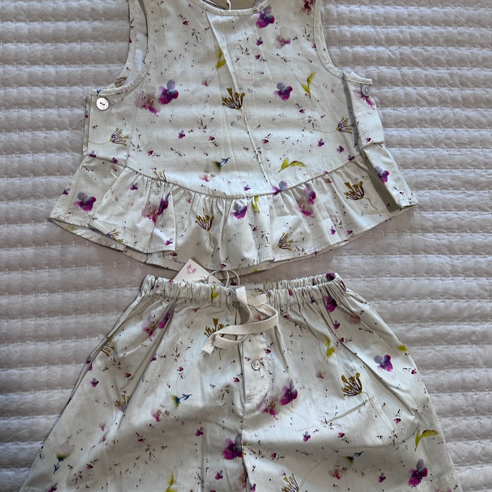 ZARA TIMELESZ FLORAL PRINT TODDLER MATCHING SET NWT SIZE 5T - Picture 9 of 10